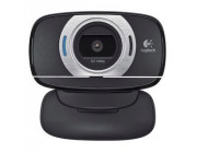 Logitech HD Webcam C615, Microphone (noise reduction), 1080p, 30 fps, FoV: 78°, Autofocus, Glass lens, Tripod-ready universal clip, up to 8 Megapixel images, Logitech Fluid Crystal™ Technology  with Autofocus,  fold-and-go design, fits laptops, LCD or CRT